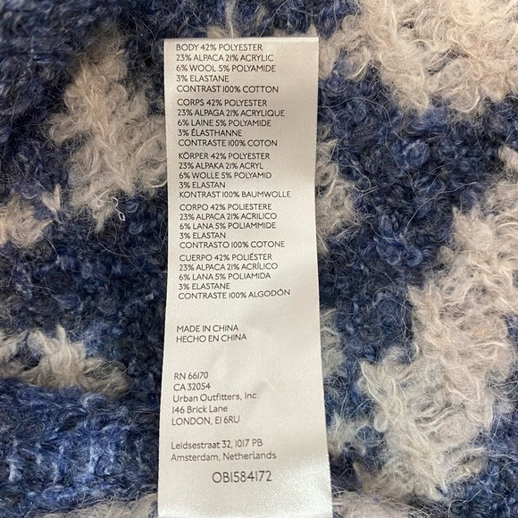 Free People Rare Thing Alpaca Slouchy Poncho - Picture 10 of 12